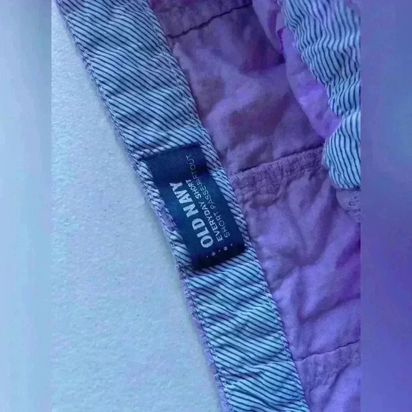 Old Navy Lavender Eyelet Everyday High Waisted Shorts   Size 0 - Picture 2 of 4